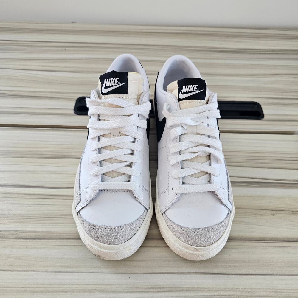 Nike White Leather Blazer Low '77 Vintage Men's Shoes Sneakers Size 7.5 - Picture 5 of 10